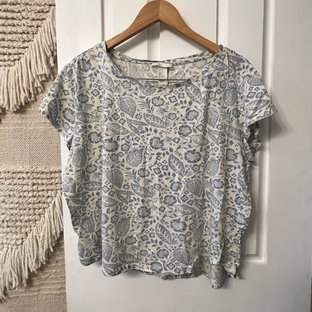 White & Blue T shirt